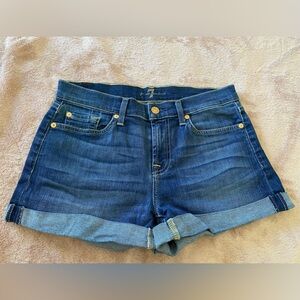 For All Mankind Roll Up Short - size 25